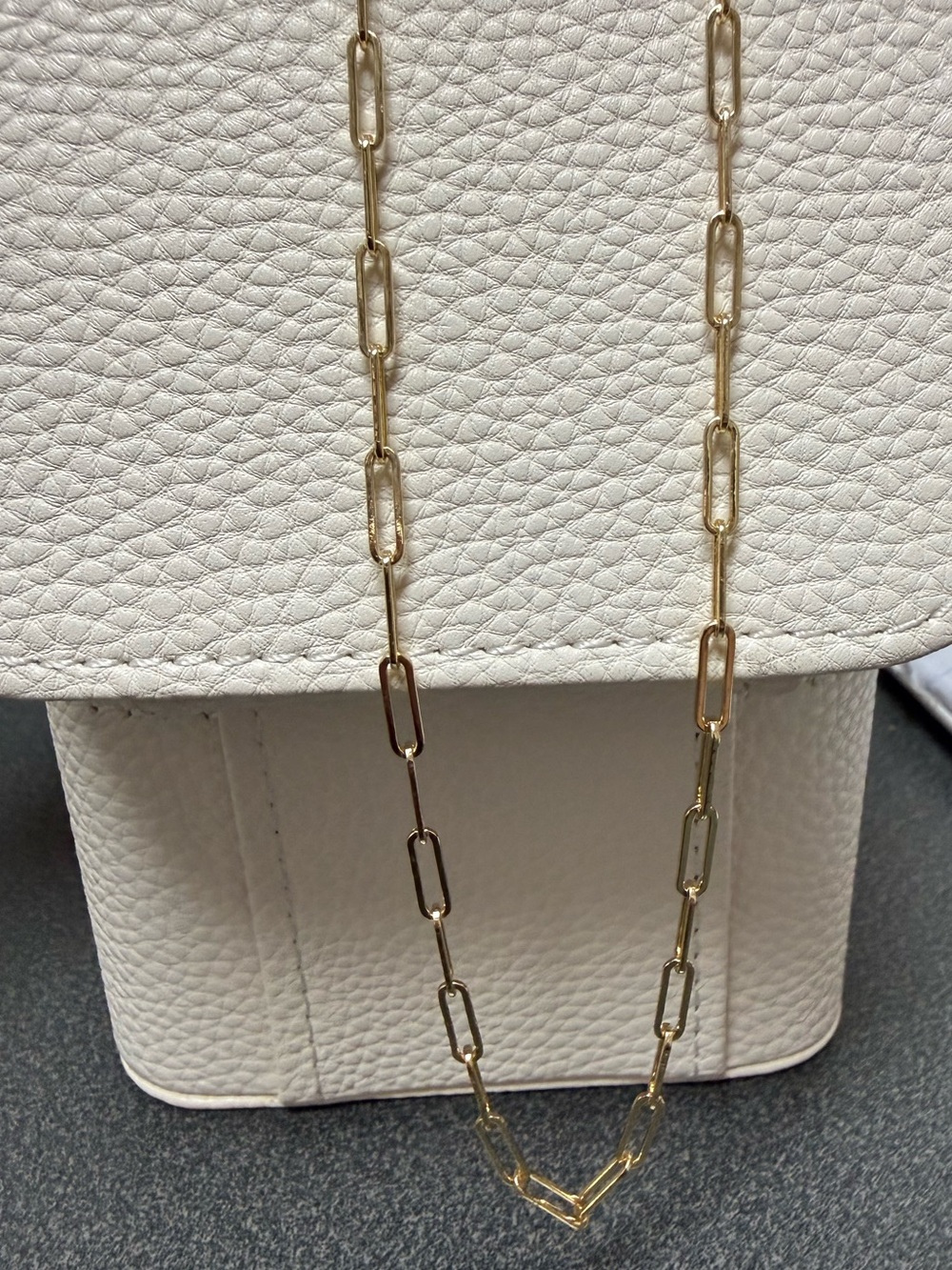 18k Gold-Filled Paperclip Chain Necklace - 24 inches *NEW